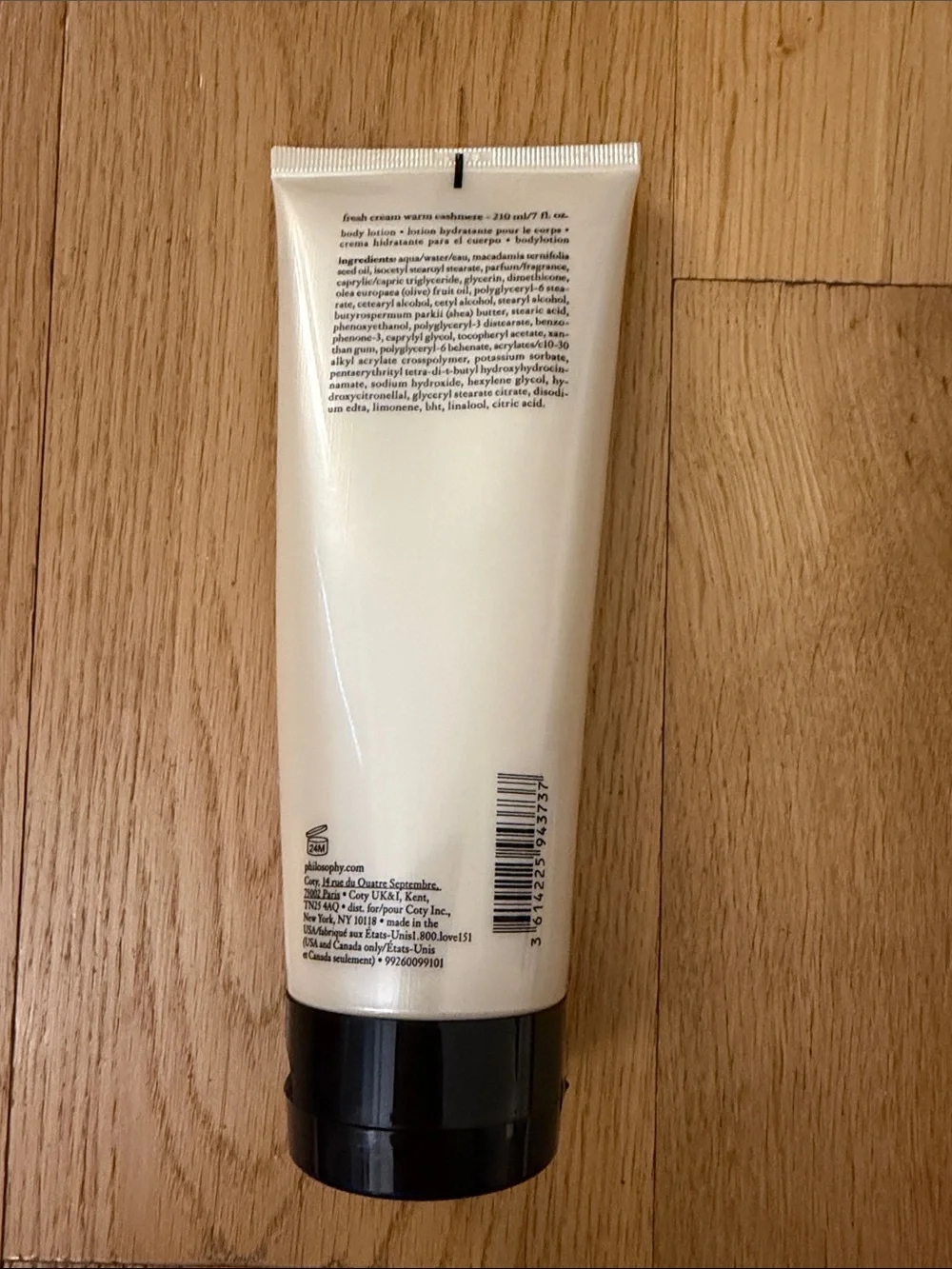 NEW Philosophy Fresh Cream Warm Cashmere Body Lotion - 210 ml
